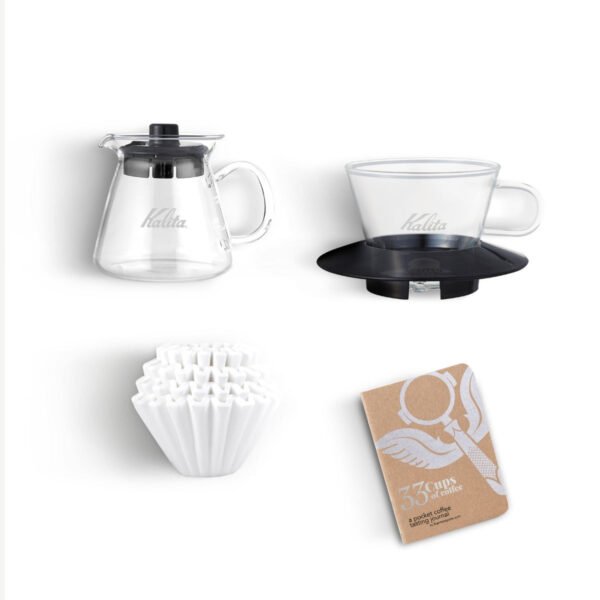 Kalita Wave 155 Coffee Pour Over Kit - Glass